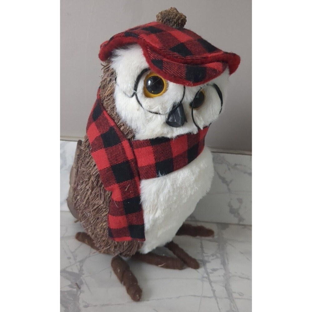 Owl With Hat Glasses And Scarf